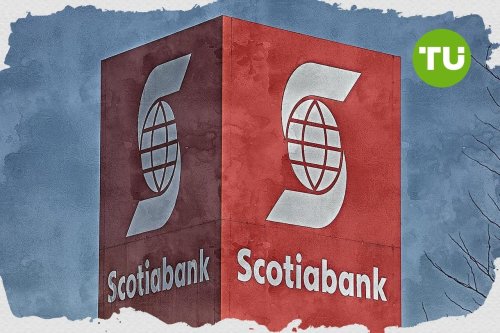 Why is Scotiabank stock up today?