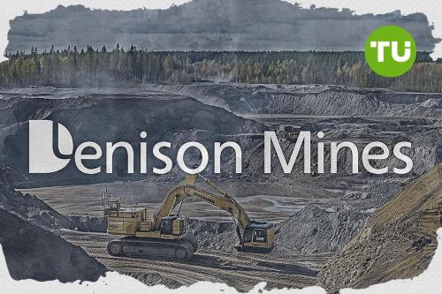 What is behind Denison Mines stock's recent drop in value today