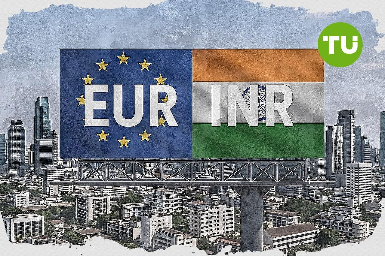 Why is Euro vs Indian Rupee price down today?