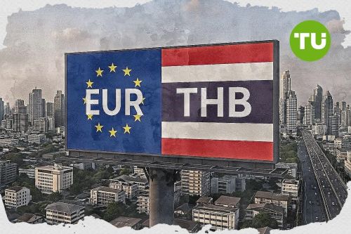 Kaufdruck treibt den Euro gegenüber dem thailändischen Baht im heutigen Handel nach oben