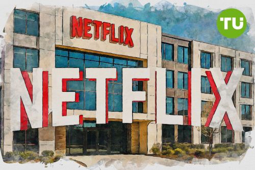 What is behind Netflix stock's recent gain in value today