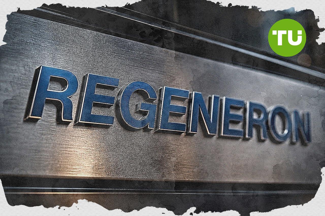 What is behind Regeneron Pharmaceuticals stock's recent gain in value today