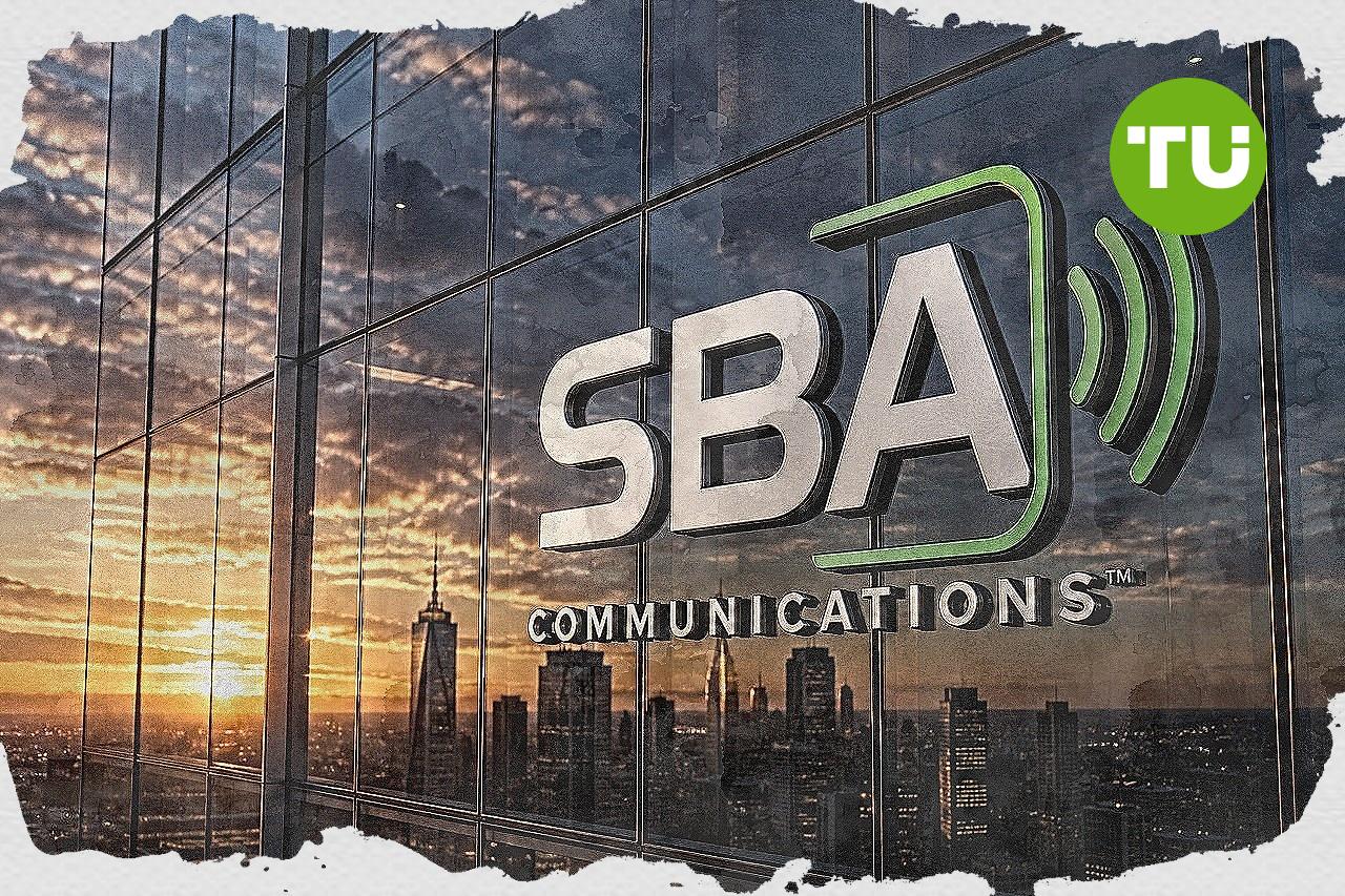 What is behind SBA Communications stock's recent drop in value today