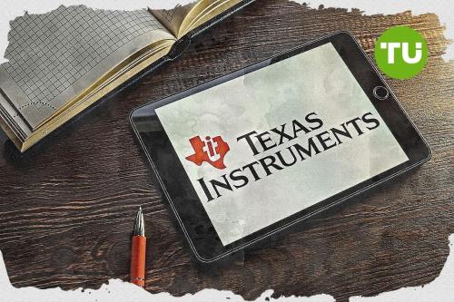 What is behind Texas Instruments stock's recent drop in value today
