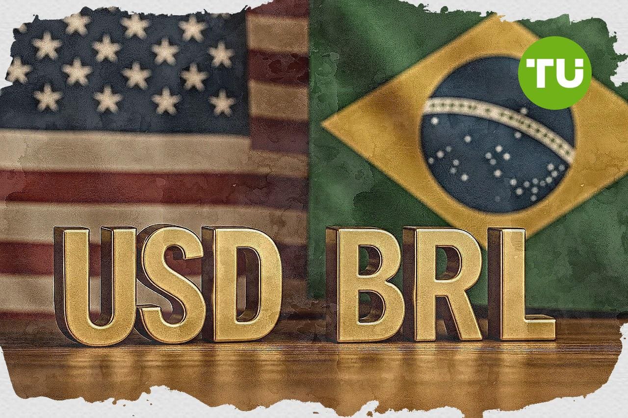 Sinais de momentum de baixa - Dólar americano vs. Real brasileiro se  consolida perto de R$ 5,3107