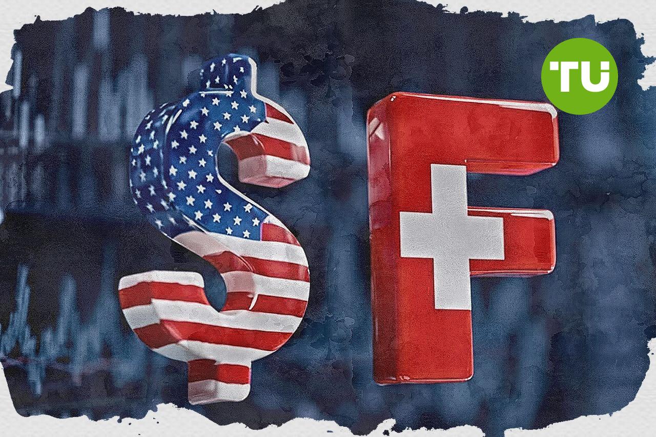 What is behind US Dollar vs Swiss Franc price's recent drop in value today
