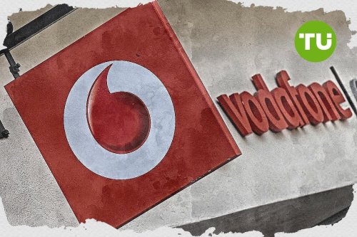 What is behind Vodafone stock's recent drop in value today