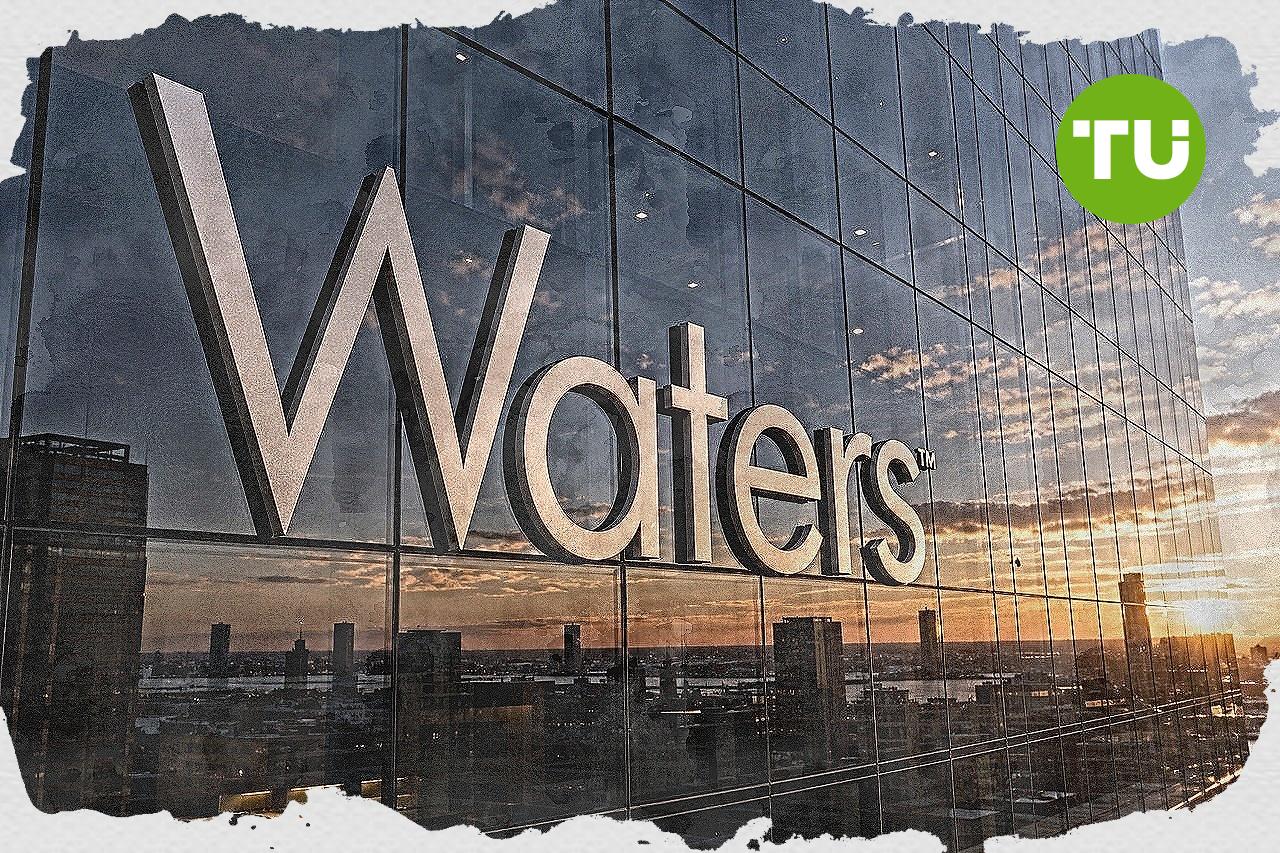 What is behind Waters stock's recent gain in value today