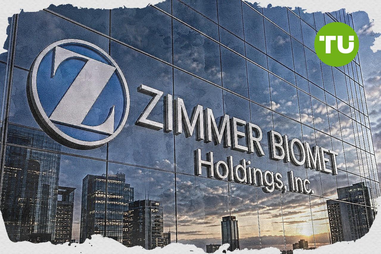What is behind Zimmer Biomet stock's recent drop in value today