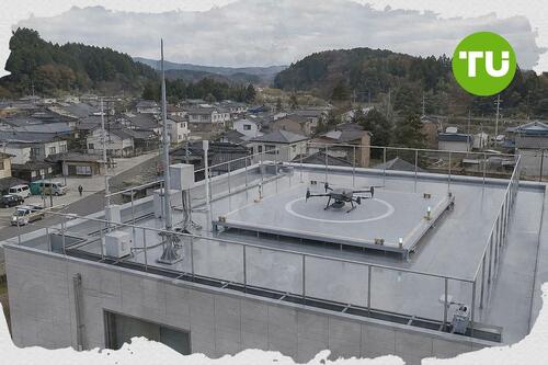 KDDI、日本郵便とドローン事業で連携、郵便局網を発着拠点に全国展開へ