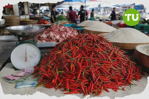 Harga pangan Jakarta bergerak campuran seiring kenaikan cabai dan daging sapi