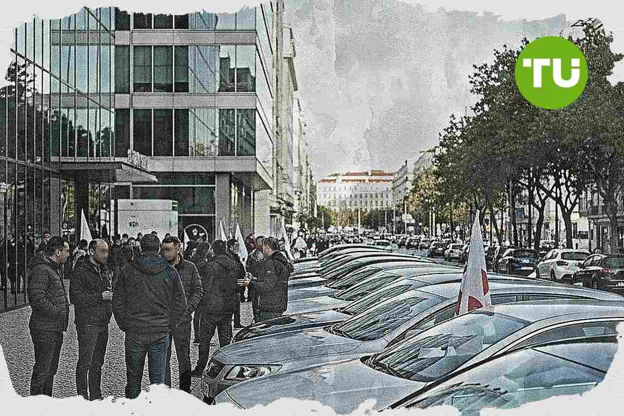 Uber mantém operação normal durante protesto do setor TVDE em Lisboa