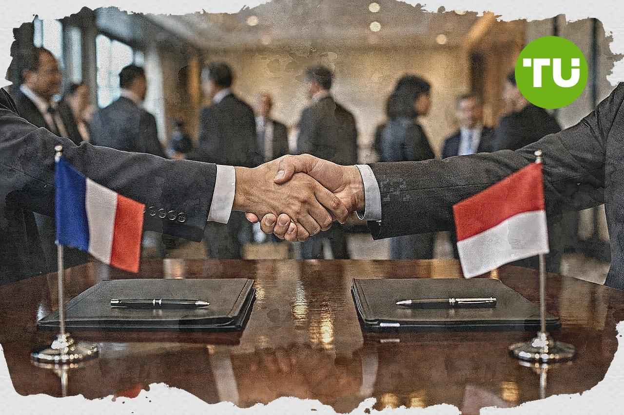 Indonesia dan Prancis bukukan empat kesepakatan bisnis Rp61,2 triliun