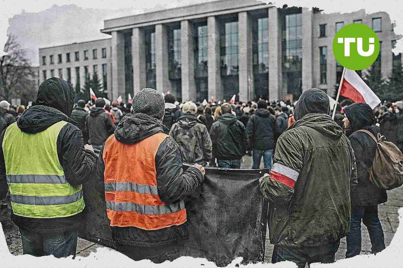 Polska doświadcza protestów pracowniczych w dużych miastach