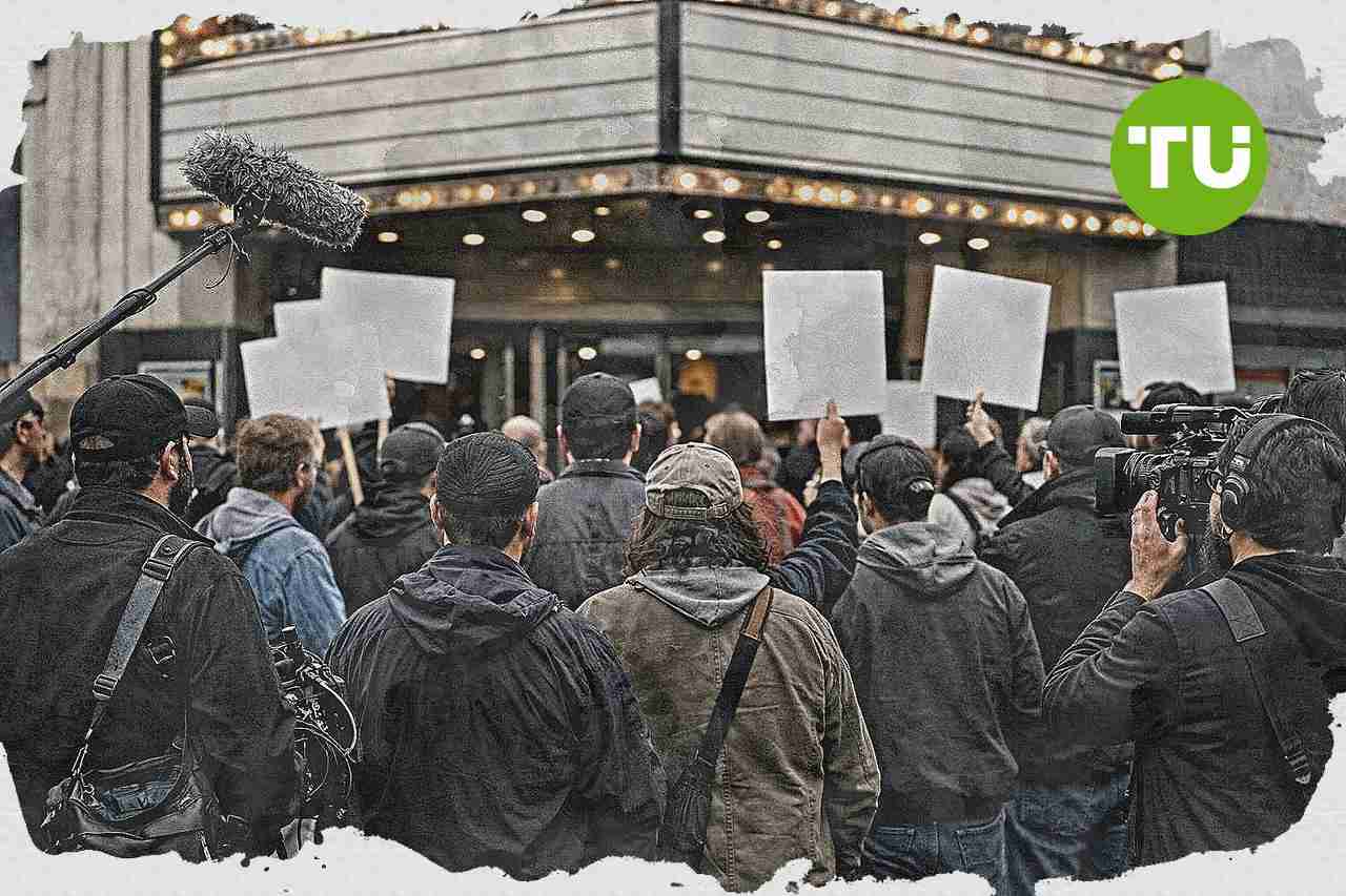 Los Angeles entertainment workers protest Paramount-Skydance merger over job and competition risks