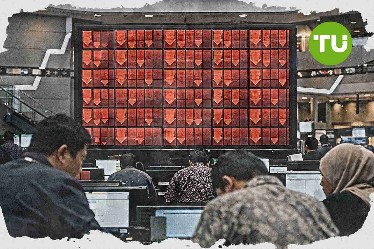 IHSG turun 2,87 persen pada sesi I perdagangan Jakarta