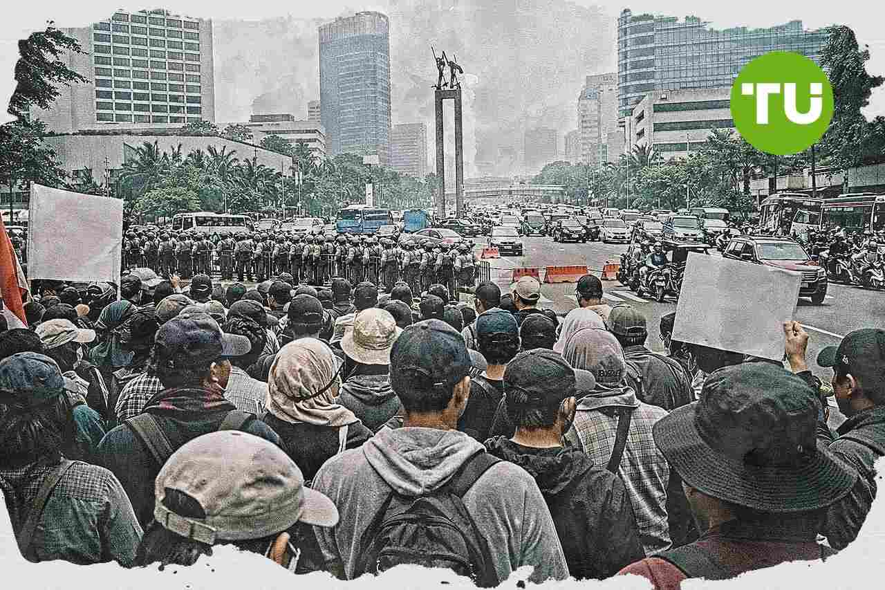 Aksi mahasiswa Jakarta soroti inflasi, PHK, dan fiskal lewat 20 tuntutan