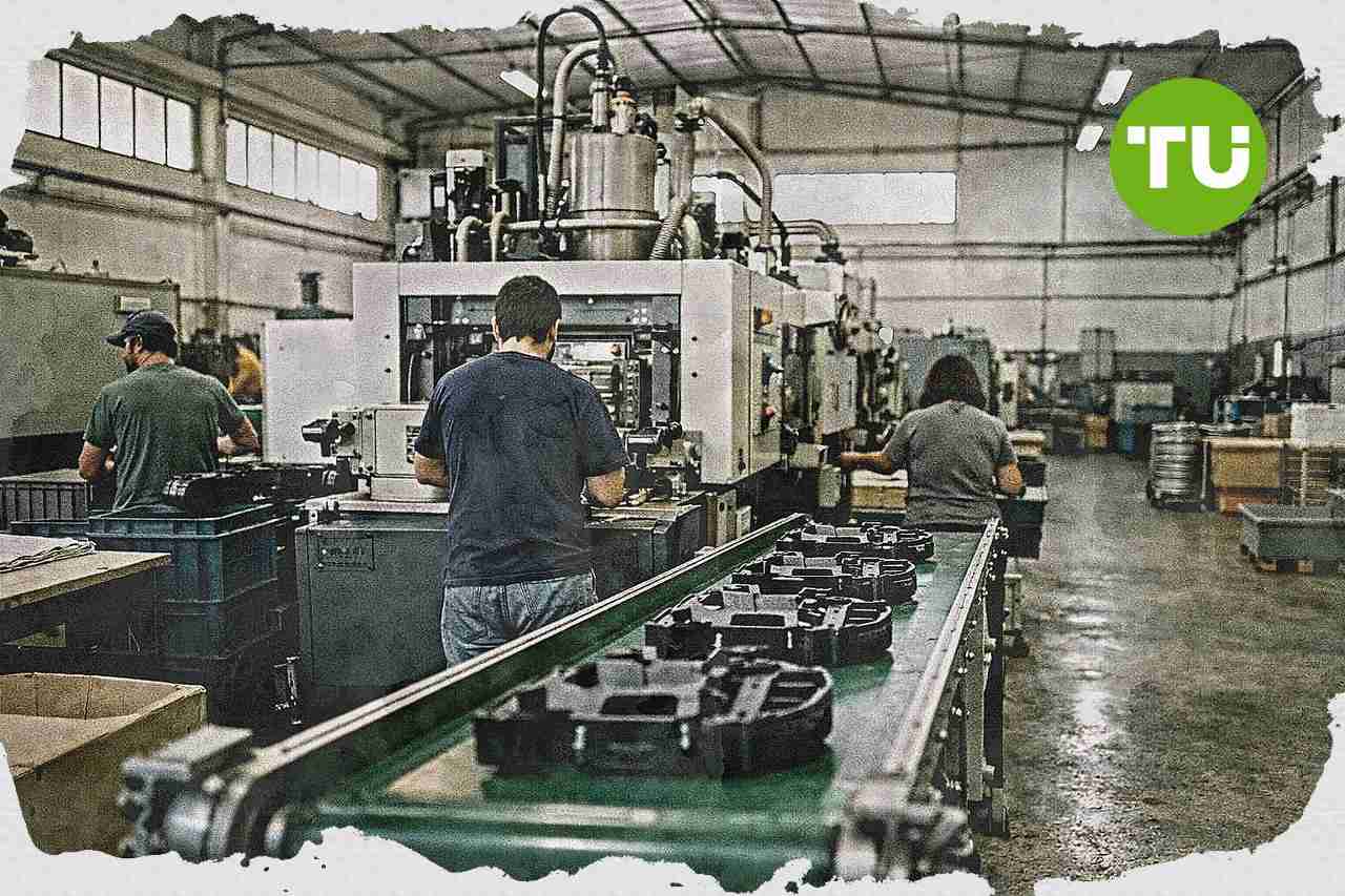 Portugal abranda na produção industrial em abril face à UE