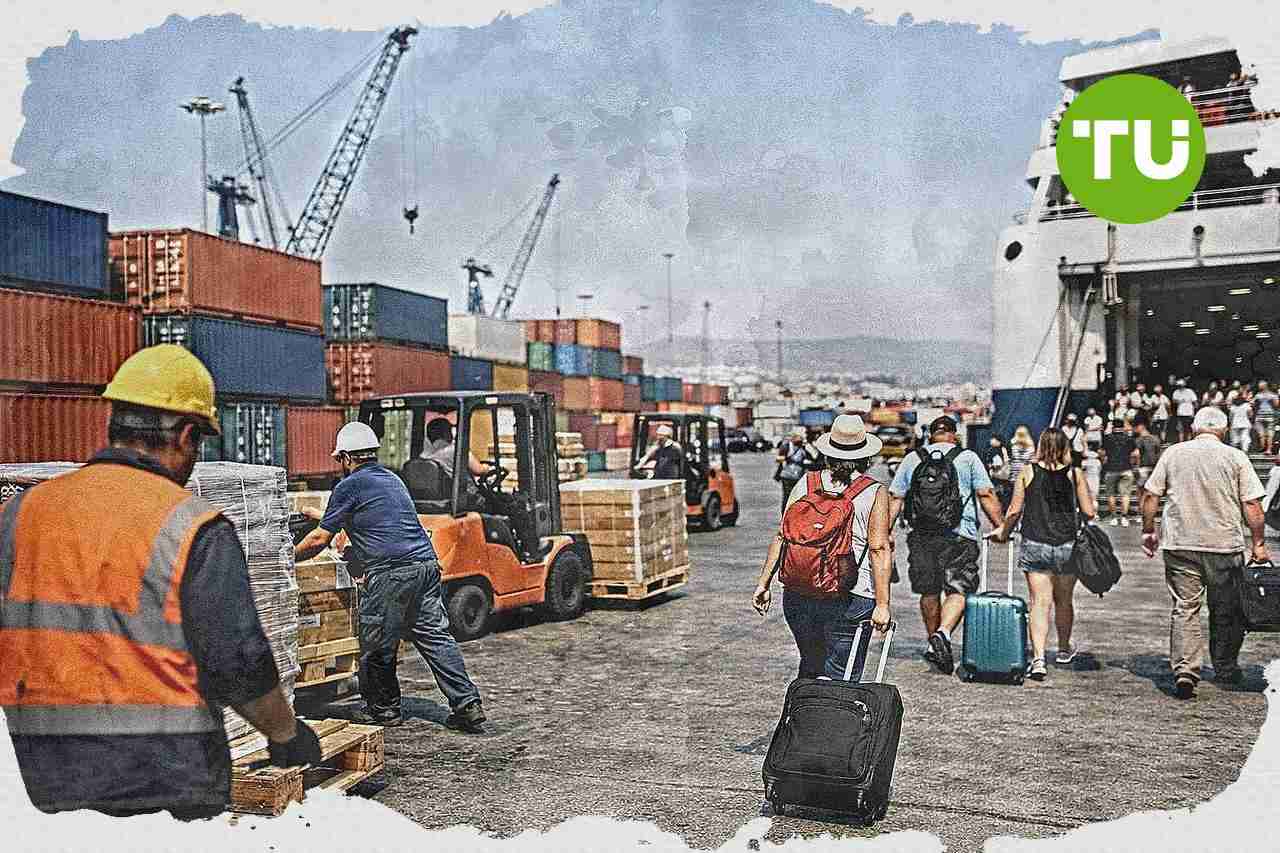 Grecia reduce el déficit por cuenta corriente en abril por el avance de exportaciones y rentas secundarias