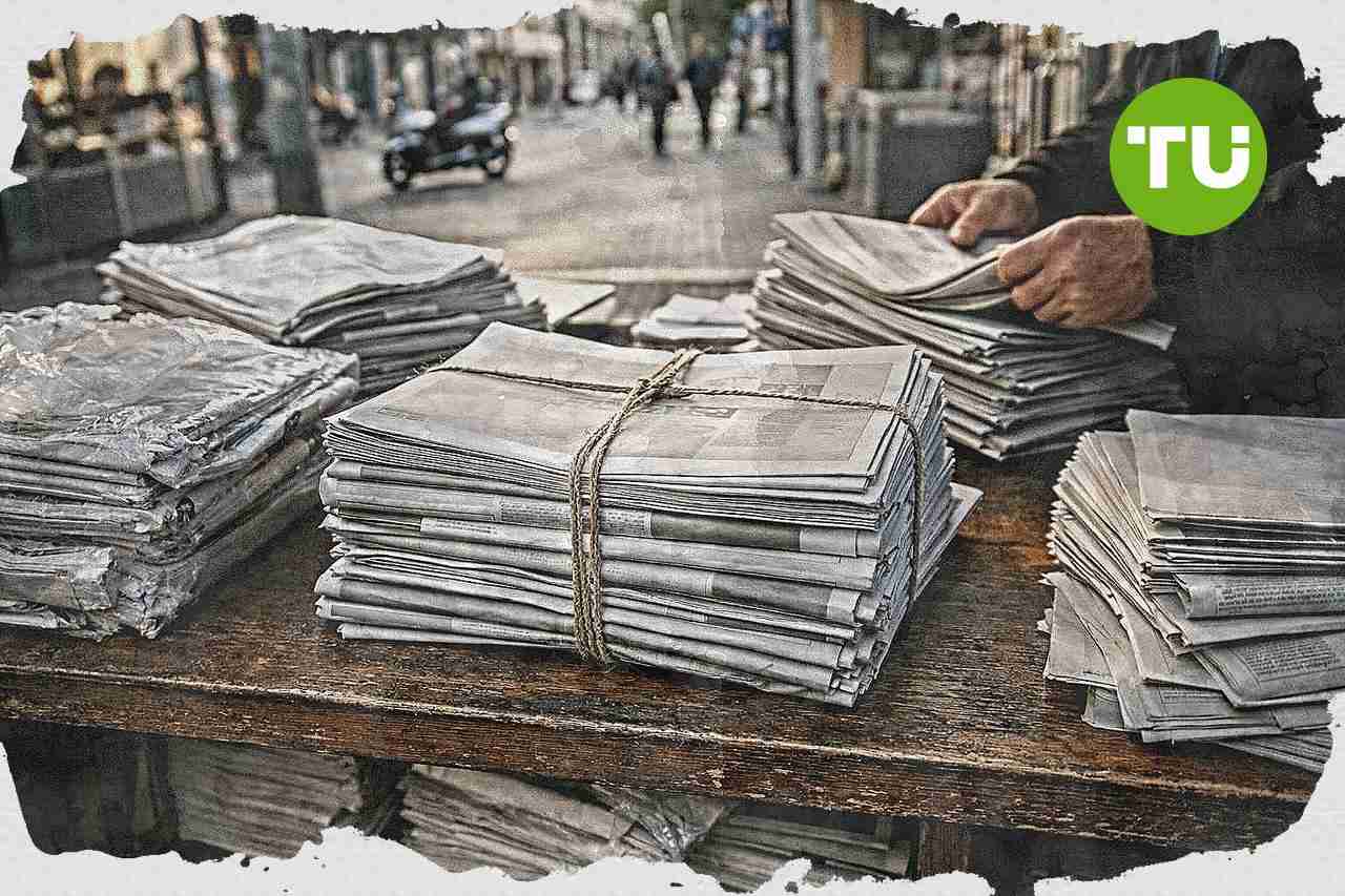 Grecia publica la revisión dominical de portadas de prensa