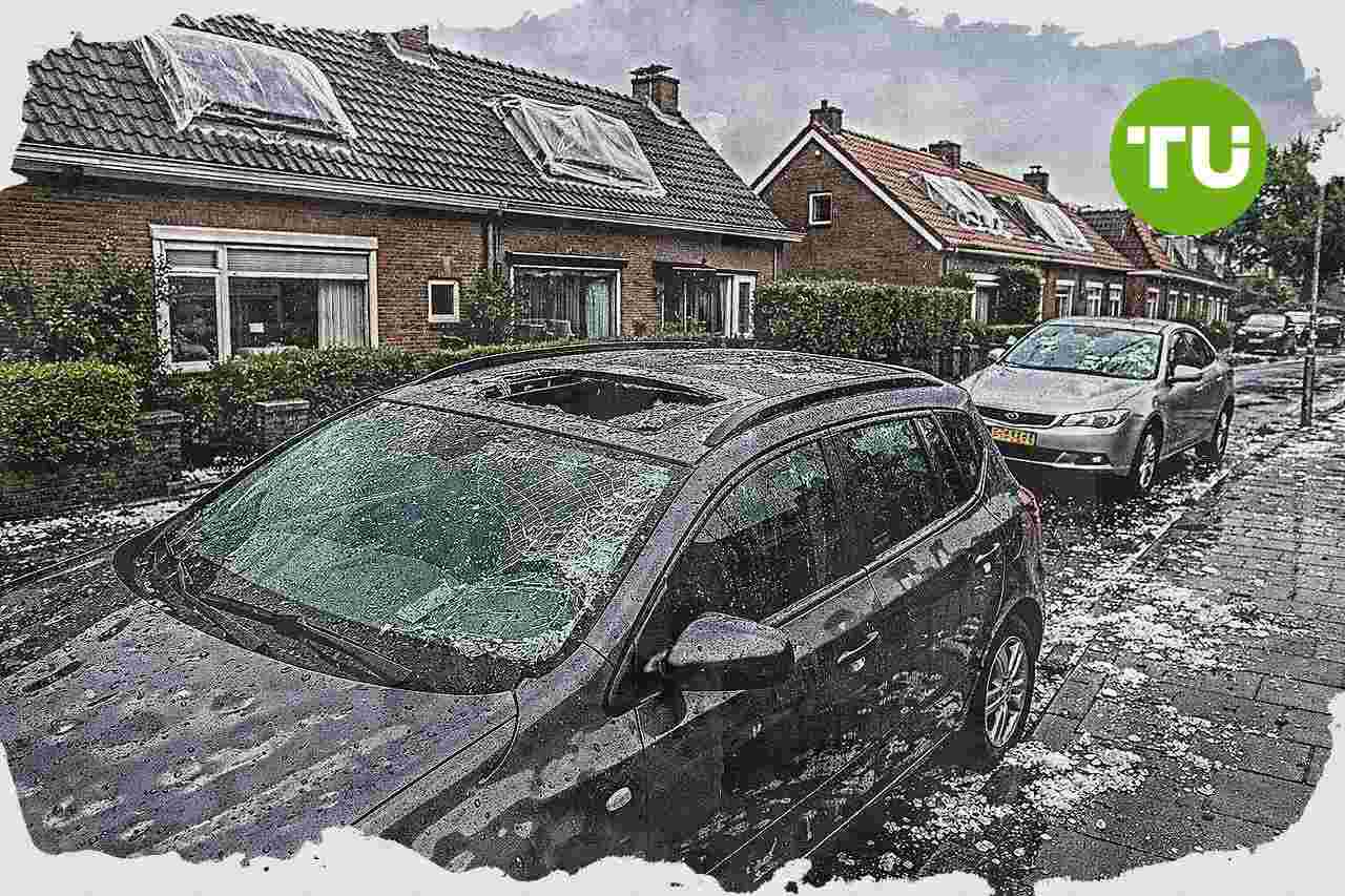 Nederlandse verzekeraars zien piek in hagelschademeldingen na tweede stormweekend
