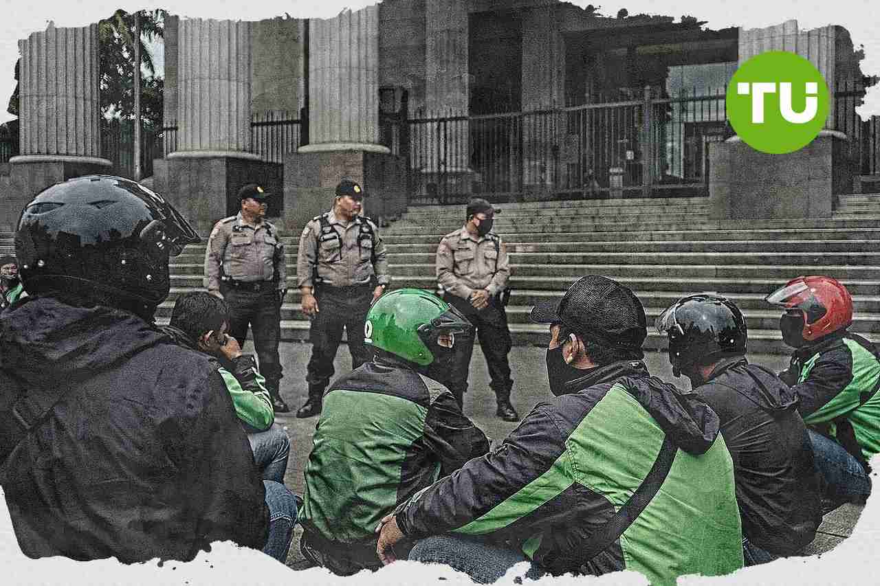 Pengemudi transportasi online desak pembukaan Perpres 27/2026 di Setneg