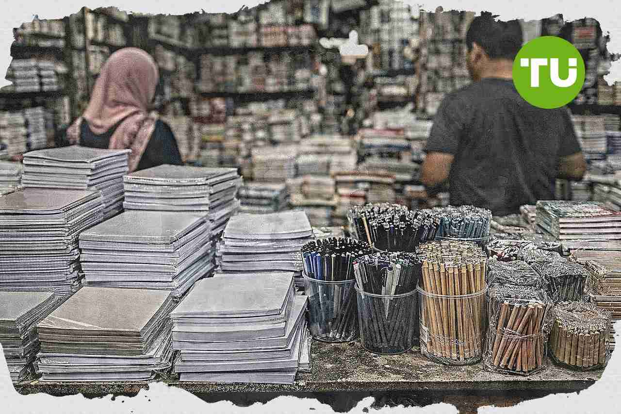 Pedagang ATK Pasar Asemka hadapi penurunan penjualan jelang tahun ajaran baru