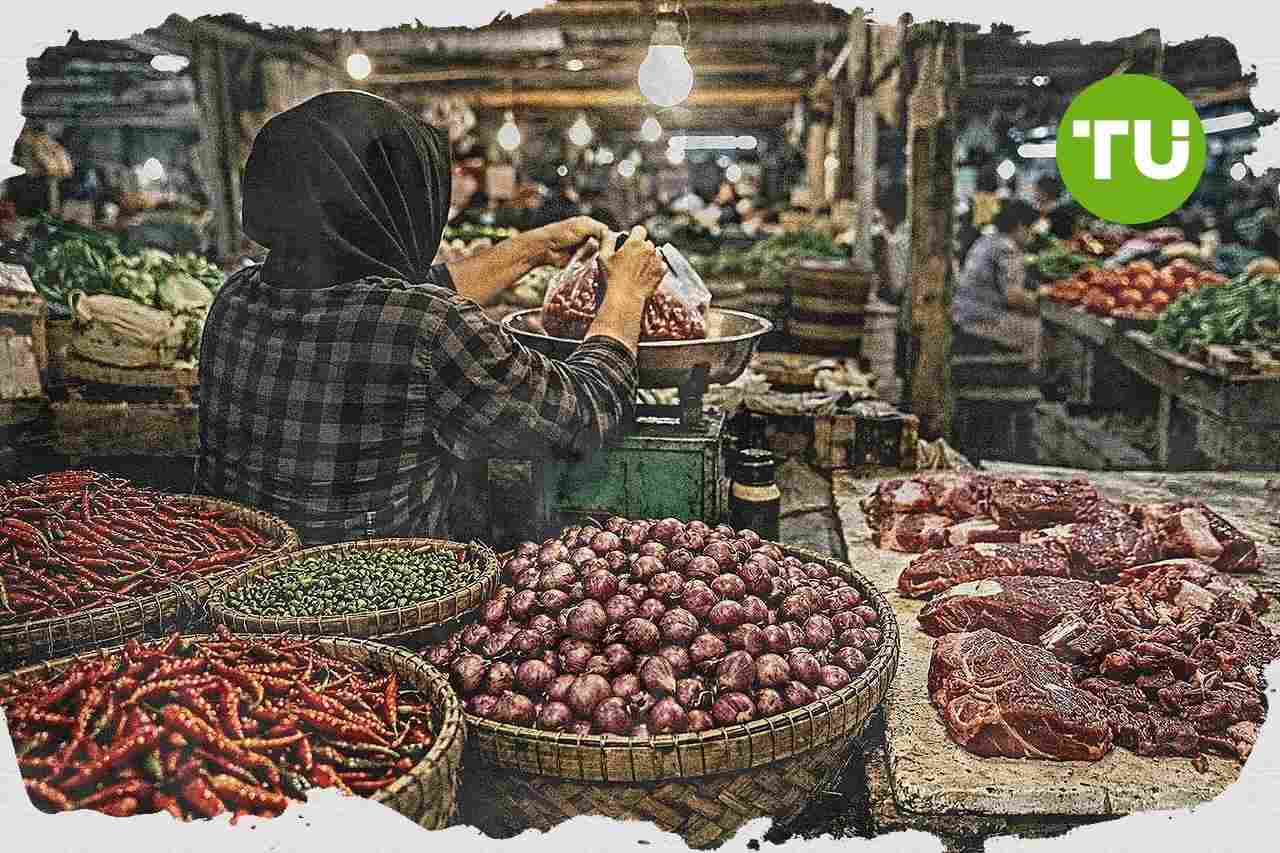 Harga pangan nasional bergerak, bawang merah dan cabai turun pada 9 Juli