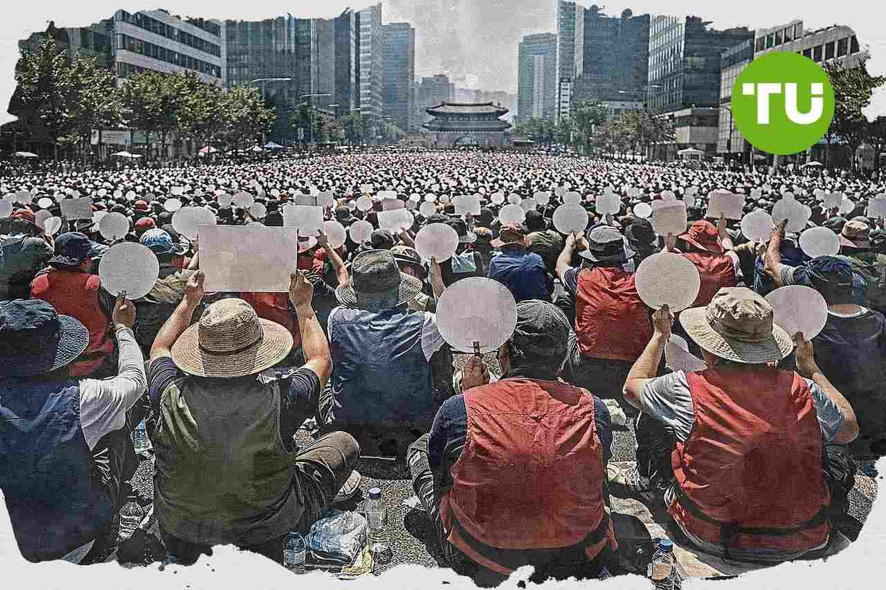공무원·교원 노조, 임금 인상과 연금 공백 해소 촉구 집회 개최