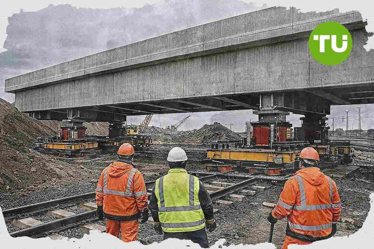 Ruda Śląska przesunęła wiadukt, ograniczając przerwę na linii kolejowej do trzech tygodni