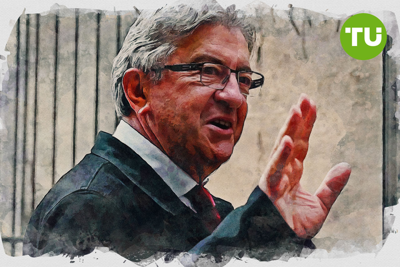 Jean-Luc Mélenchon soutient la grève des sidérurgistes à Arcelor Dunkerque
